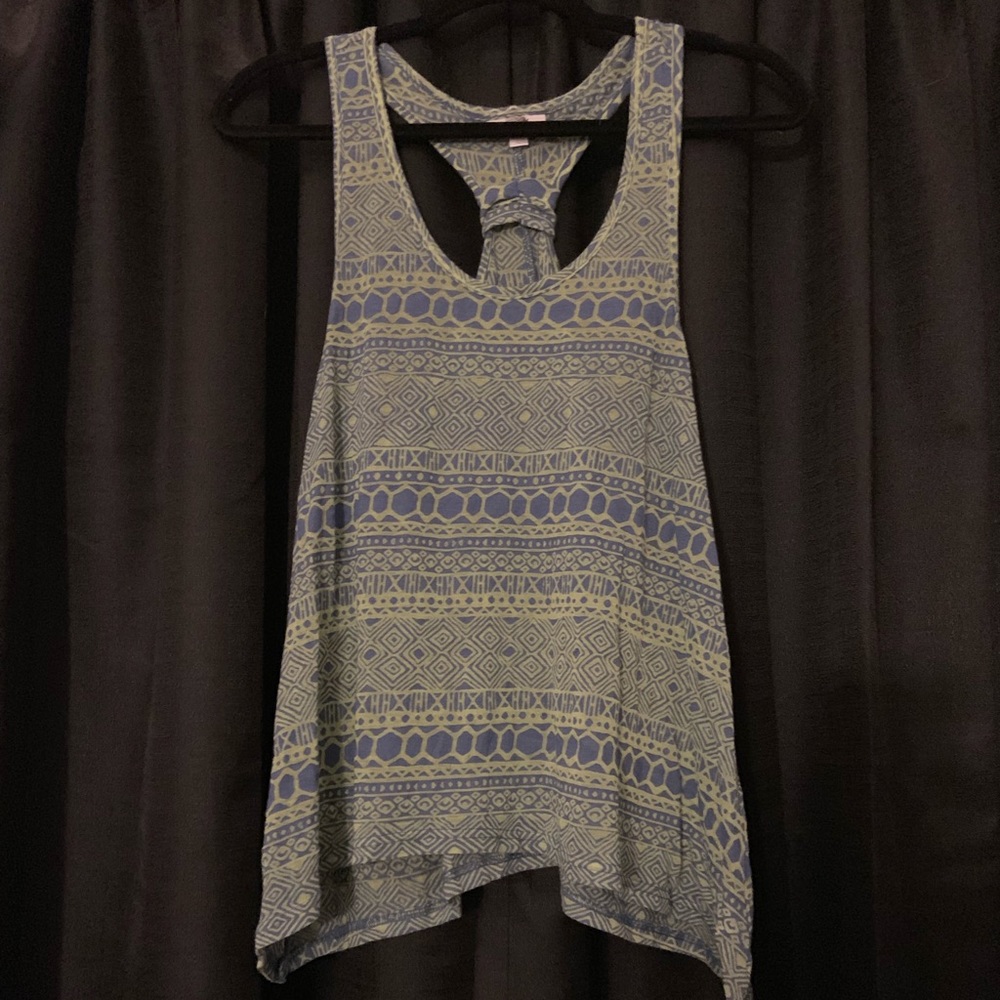 *5 FOR $15* Green and blue tank